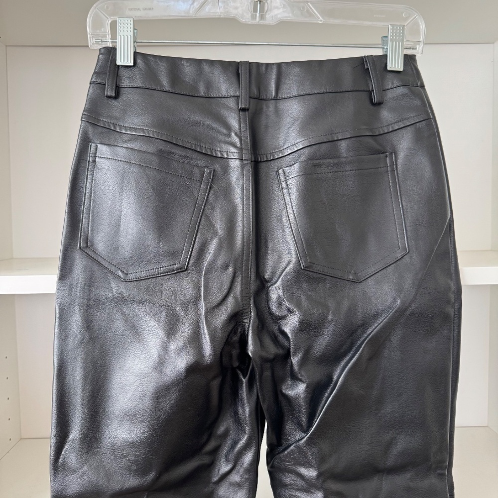 PRINCESS POLLY Black Macey Leather Pants - Picture 8 of 9